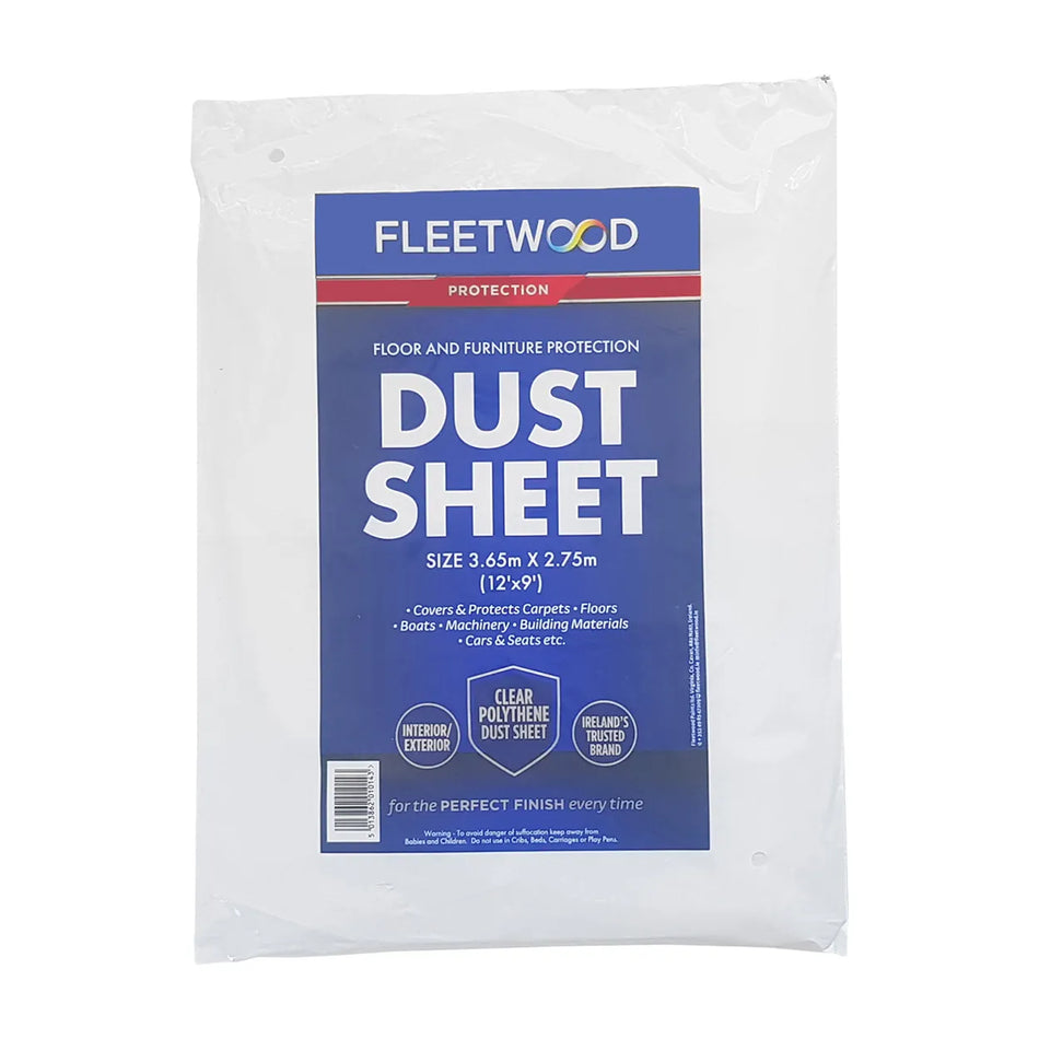Fleetwood Plastic Tro-away Dust Sheet