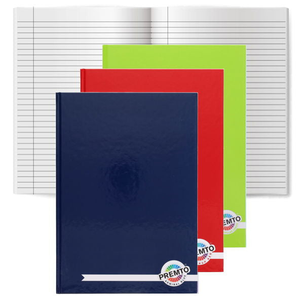 Premto Pkt.3 A4 160pg Hardback Notebook