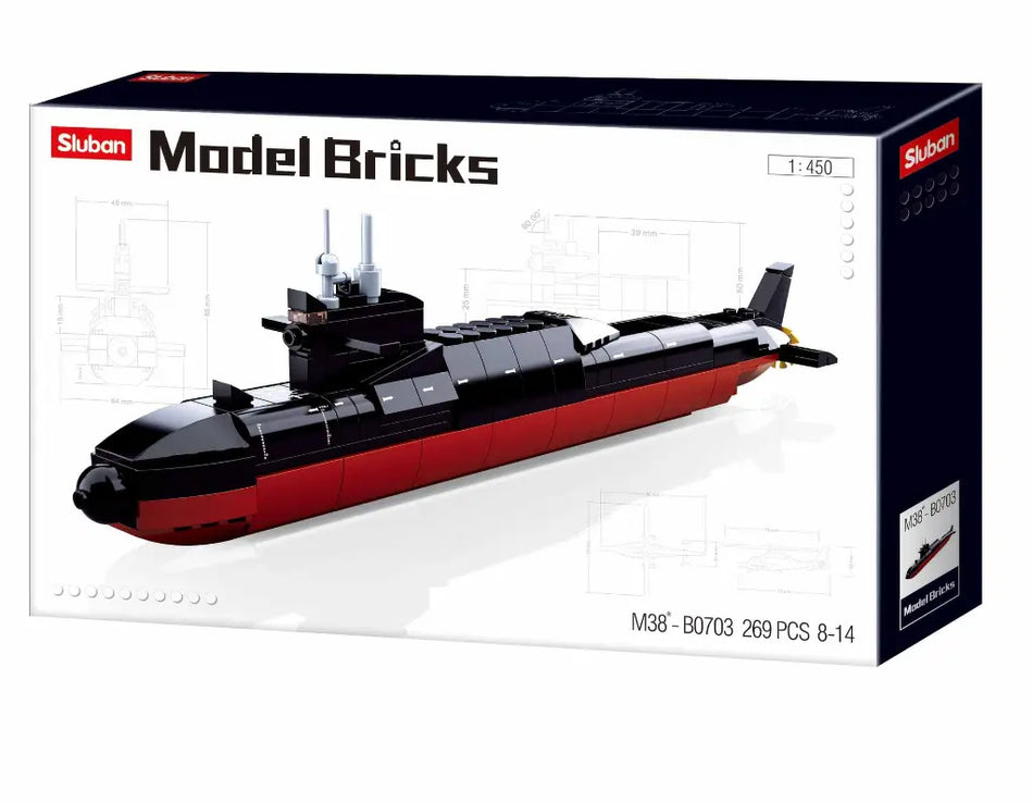 Sluban 094 Strategic Submarine 1:450 703