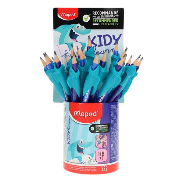 Maped Kidy Learn Ergo HB Rubber Tipped Pencils With Grip