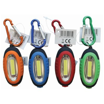 1W Cob Keyring with Carabiner Hook