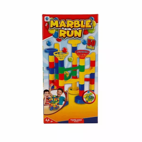 50 Piece Marble Run Game