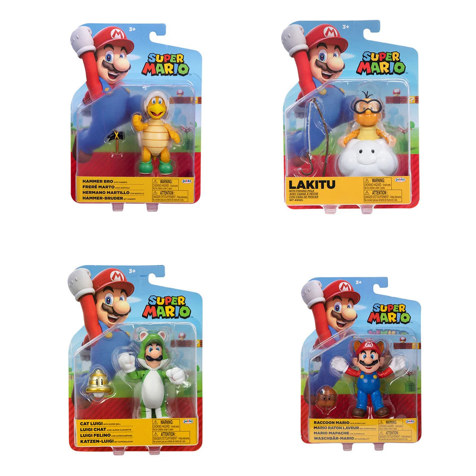 Super Mario 4" Figure Assorted