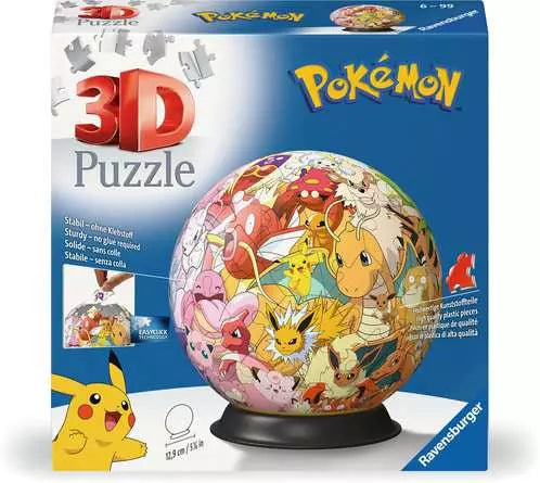 Puzzle 3D Ball Pokemon 72 Piece