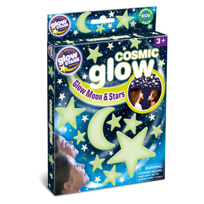 Cosmic Glow Moon & Stars
