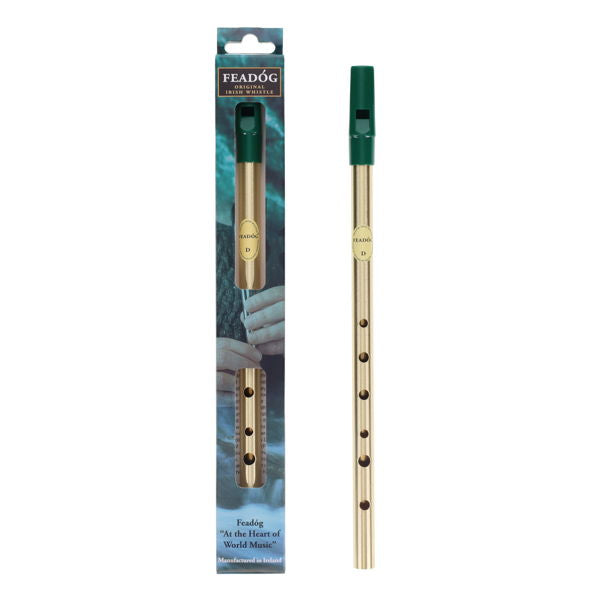 Feadog Tin Whistle - Brass
