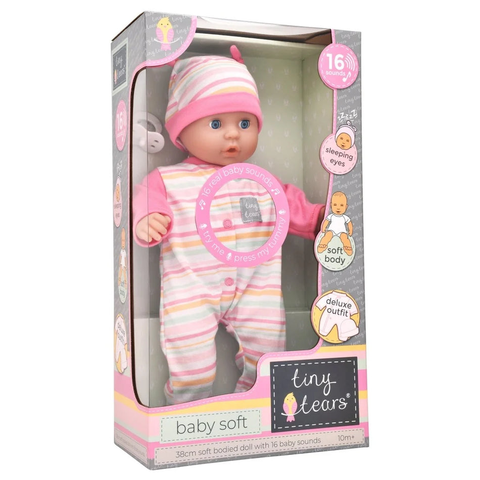 15" Tiny Tears Baby Soft with Sounds