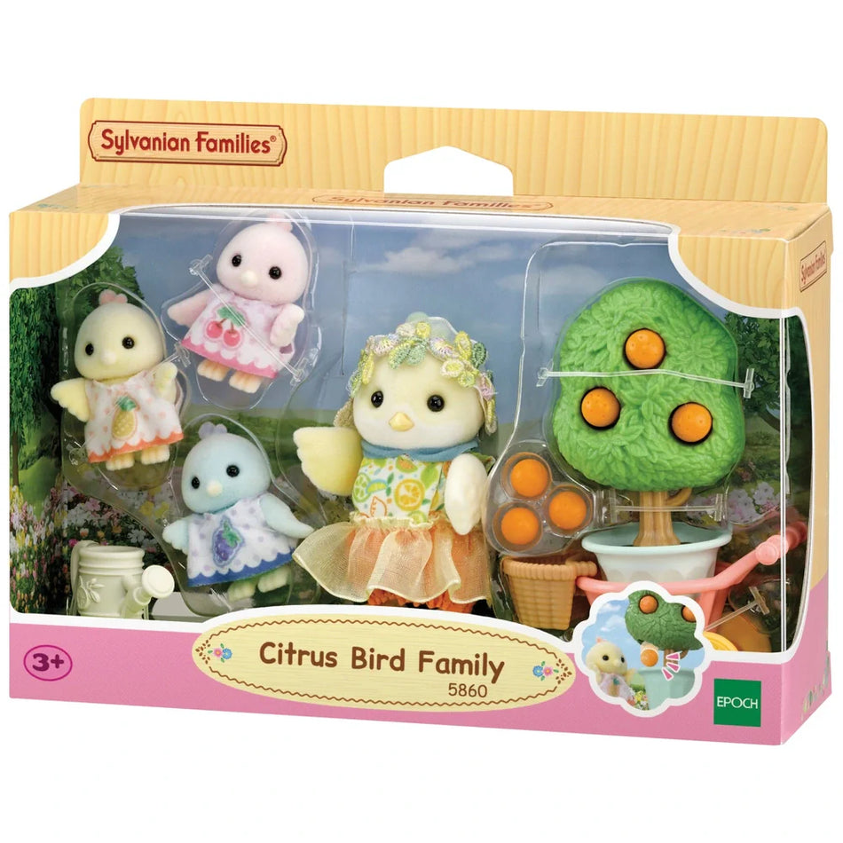 Citrus Bird Family Sylvanians