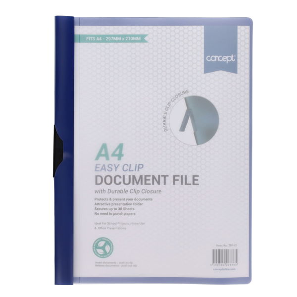 Concept A4 Easy Clip Document File