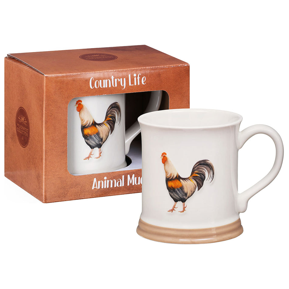 L&P Cockerel Mug Embossed