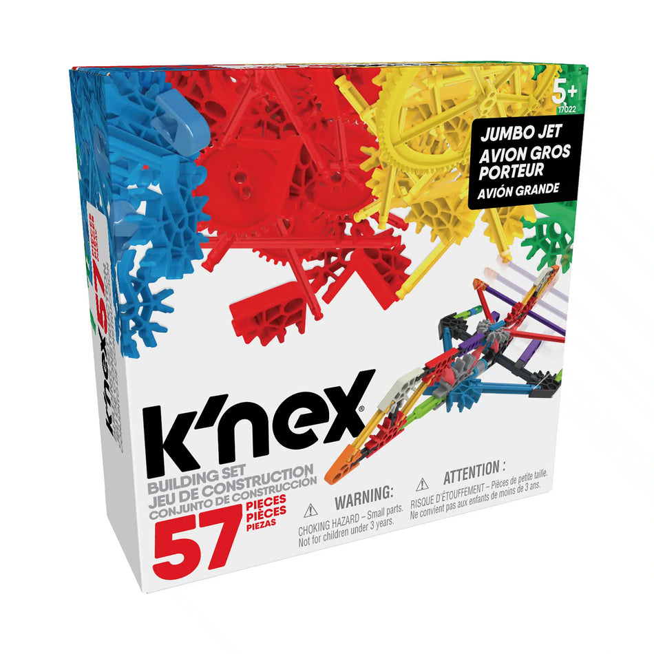 K'nex Classics 57 Piece Jumbo Jet Building Set
