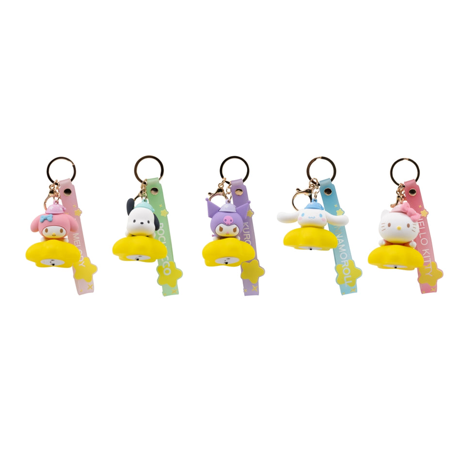 Sanrio Light Keychain with Handstrap 5cm