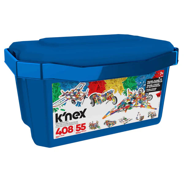 K'nex Classics 408pc 55 Model Planes, Trains, Automobiles & More Tub
