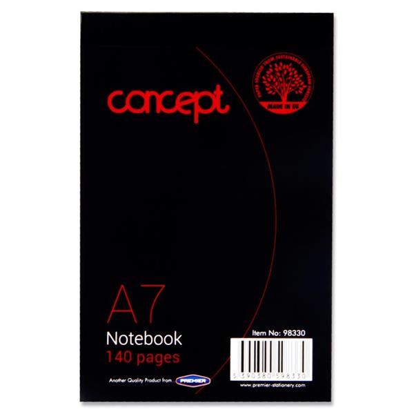 Concept A7 140pg Notebook
