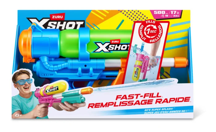 X-Shot Water Fast-Fill Series Retro Blaster