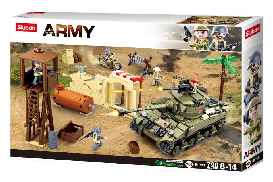 Sluban WWII Sherman Firefly 713