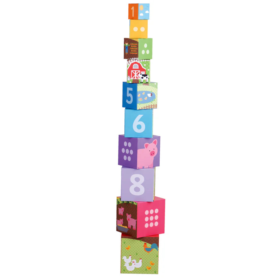 Bigjigs Farmyard Stacking Cubes