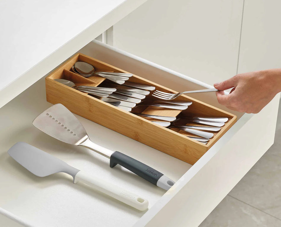 Joseph & Joseph Drawer Store Bamboo Cutlery Organiser