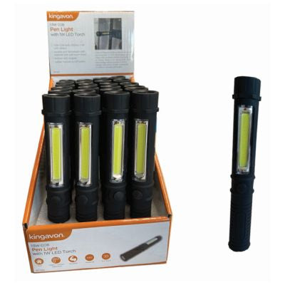 1.5W Cob Pen Light with 1W LED Torch