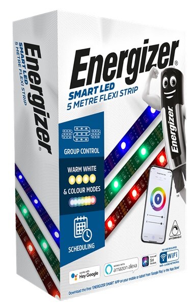Energizer 5m LED Smart Colour Changing Flexi Strip