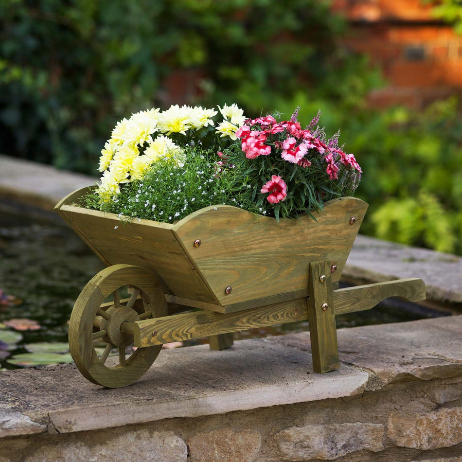 Woodland Wheelbarrow Planter