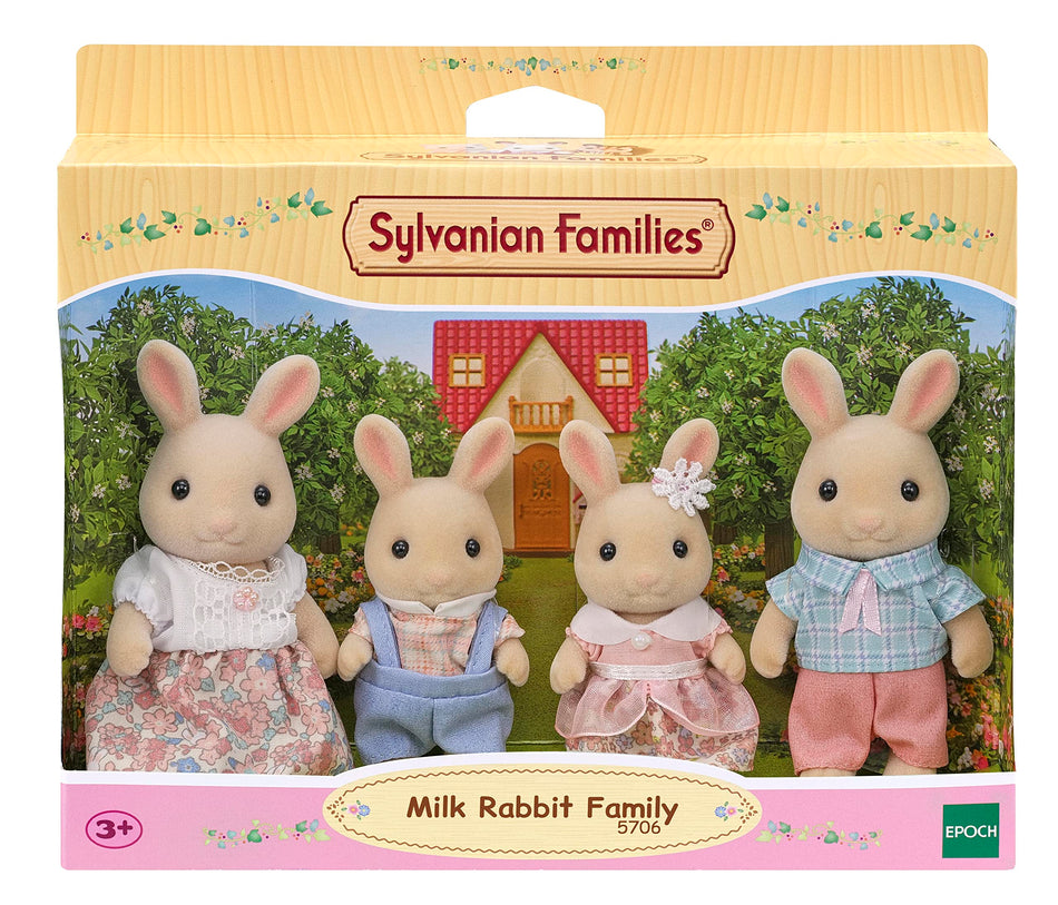 Milk Rabbit Family Sylvanians