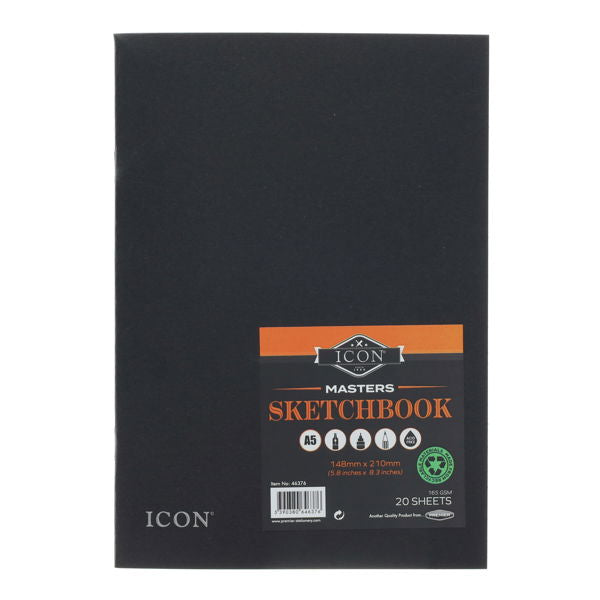 Icon A5 Masters Sketchbook 20 Sheets 165gsm