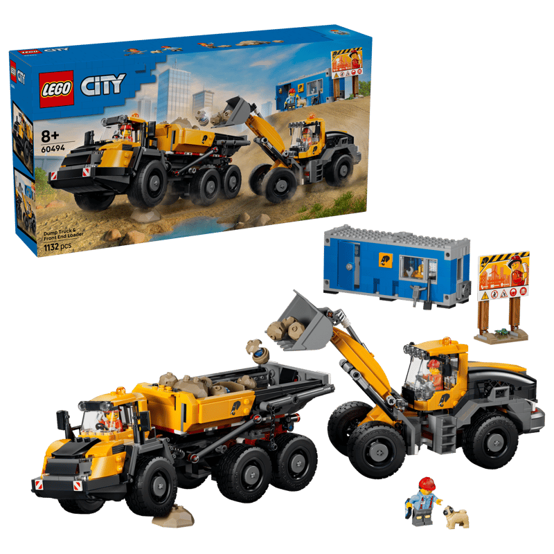 Lego Dump Truck & Front End Loader