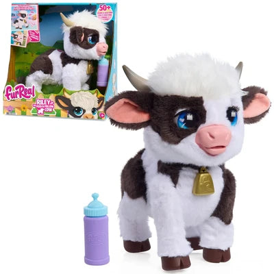 FurReal Riley the Feed & Follow Cow