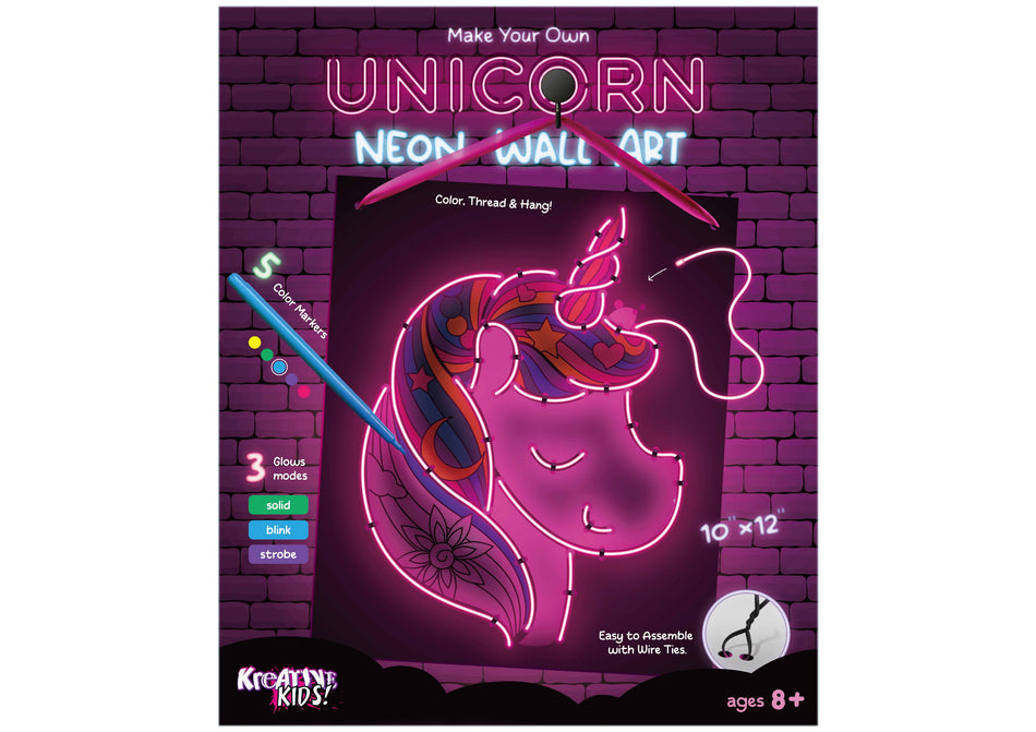 Kreative Kids Unicorn Neon Wall Art