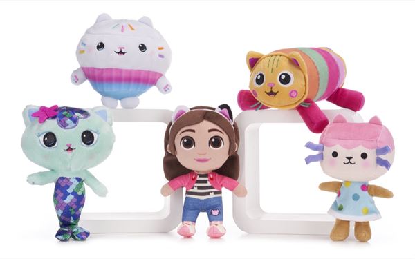 Gabby's Dollhouse 7" Soft Toy Assorted