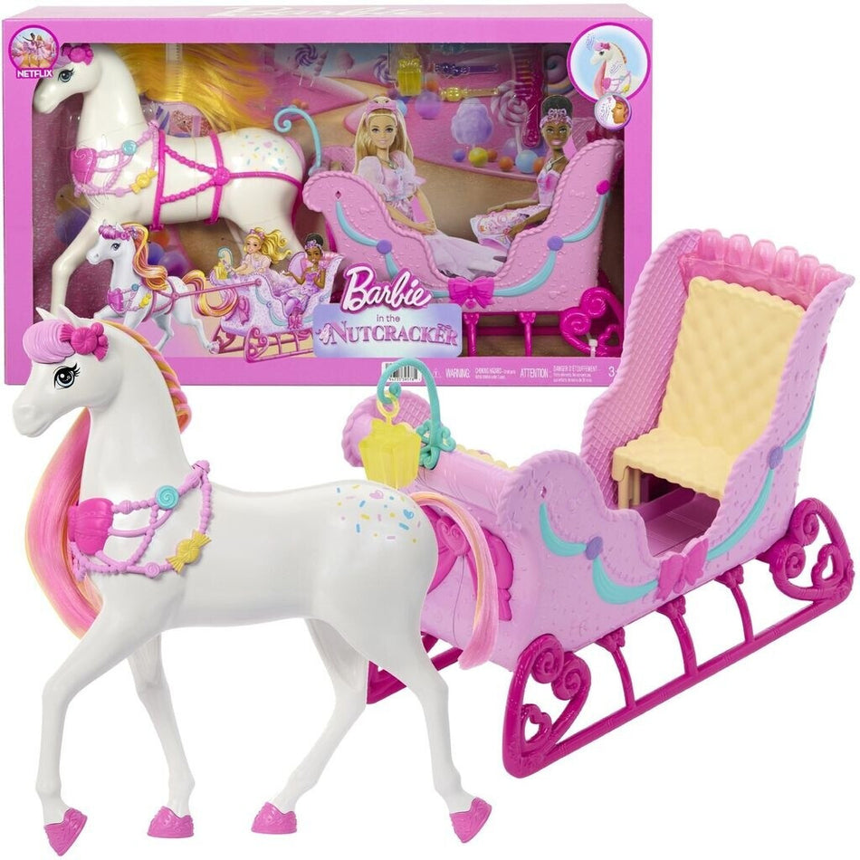 Barbie Nutcracker Land Of Sweets Horse & Sled