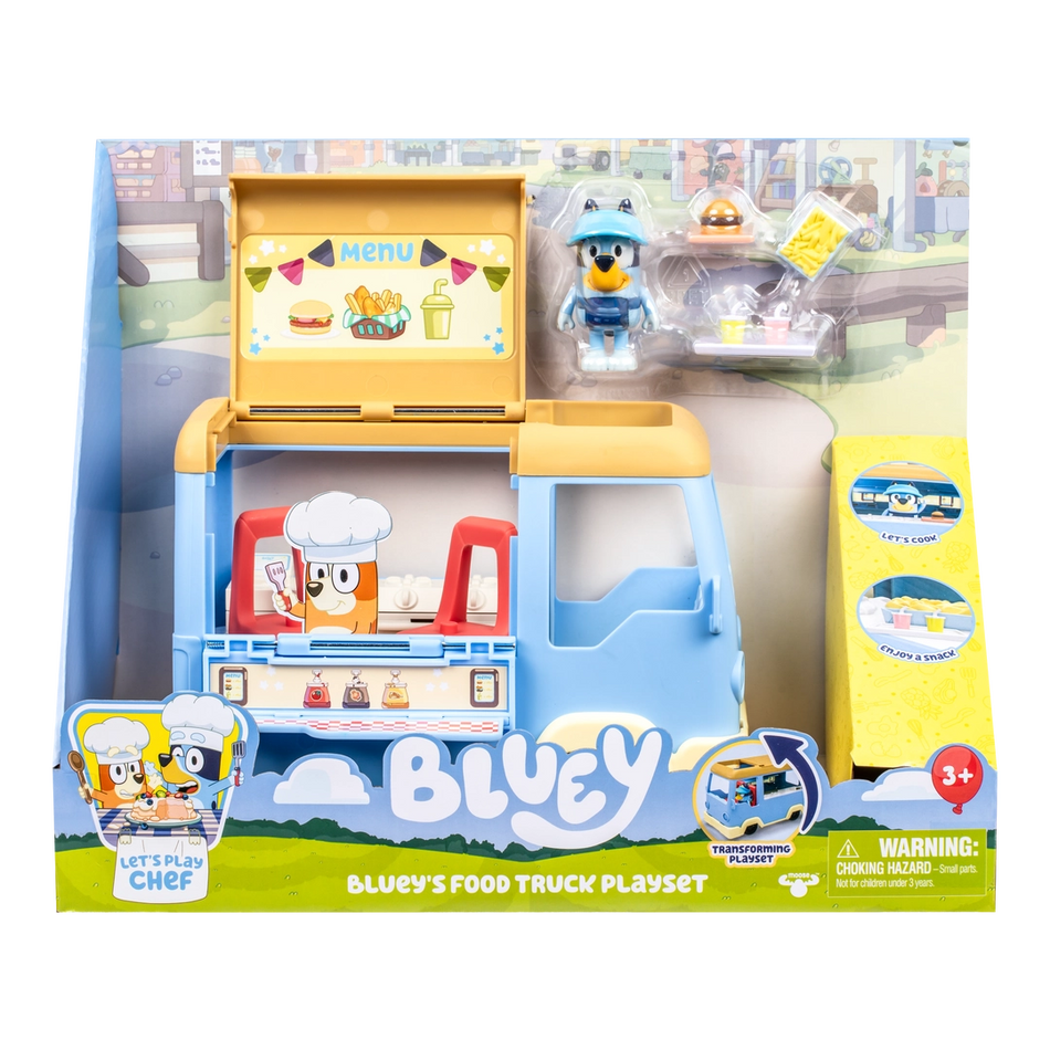 Bluey Let's Play Chef Food Truck Playset