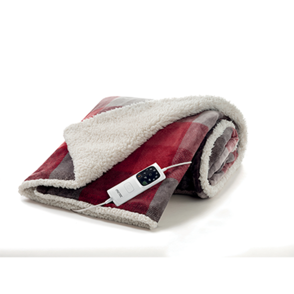 Imetec Deluxe Tartan Heated Throw