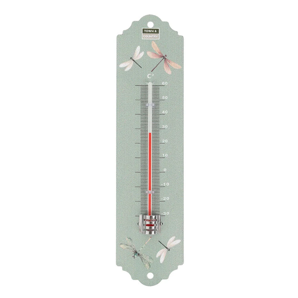 Dragonfly Green Garden Thermometer