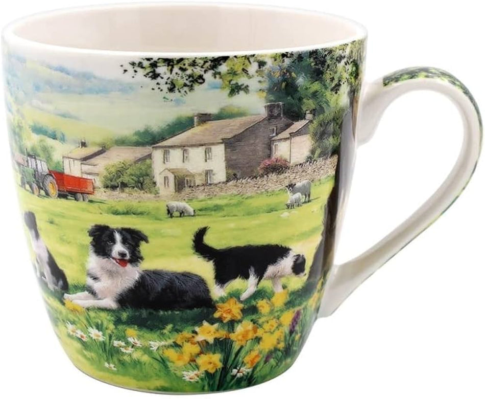 L&P Collie & Sheep Dog Breakfast Mug