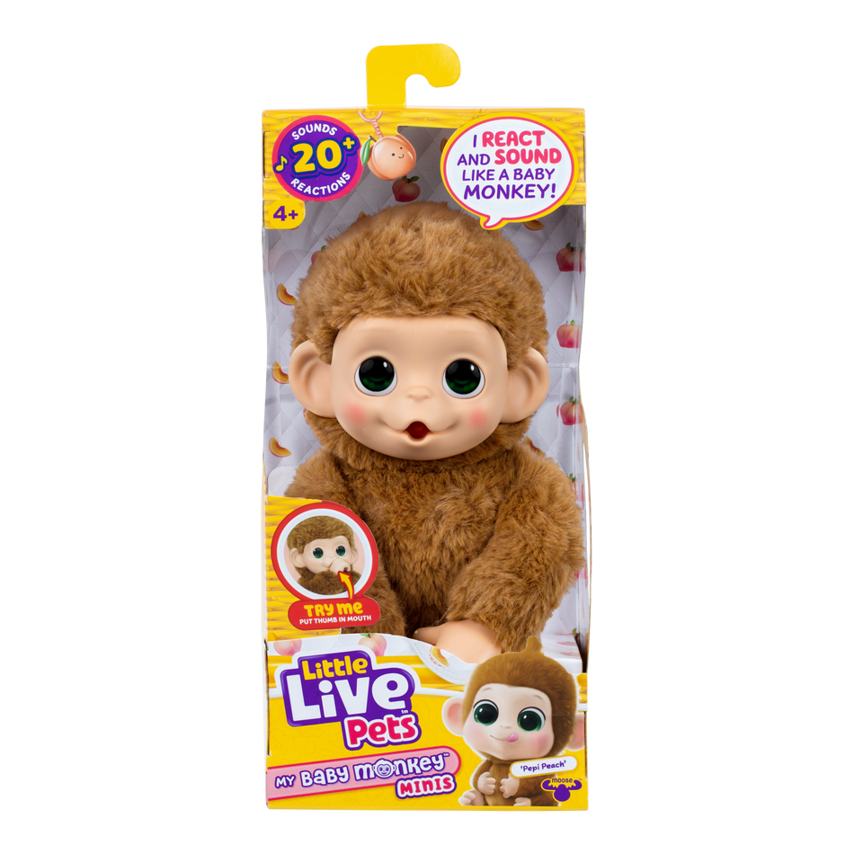 Littlest Live Pets My Baby S3 Mini Monkey Single Pack