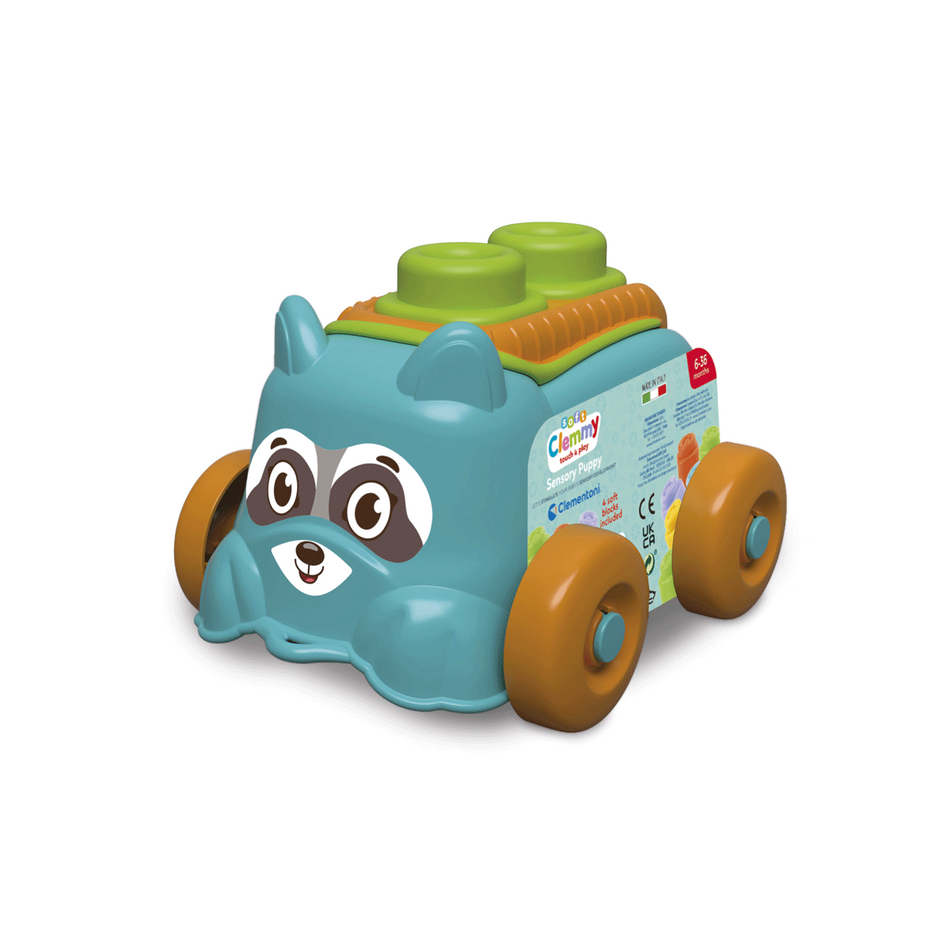 Soft Clemy Sensory Puppy Car Clementoni