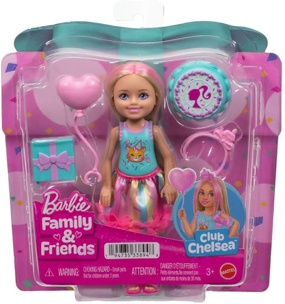 Barbie Chelsea Birthday Doll & Accessories
