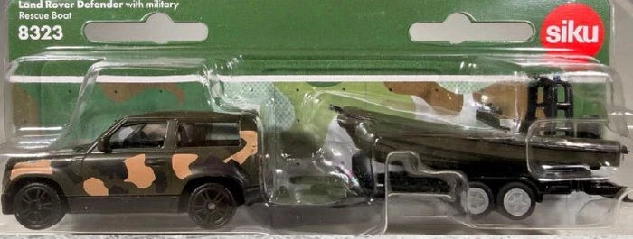 Siku 1:87 Land Rover Defender with Boat