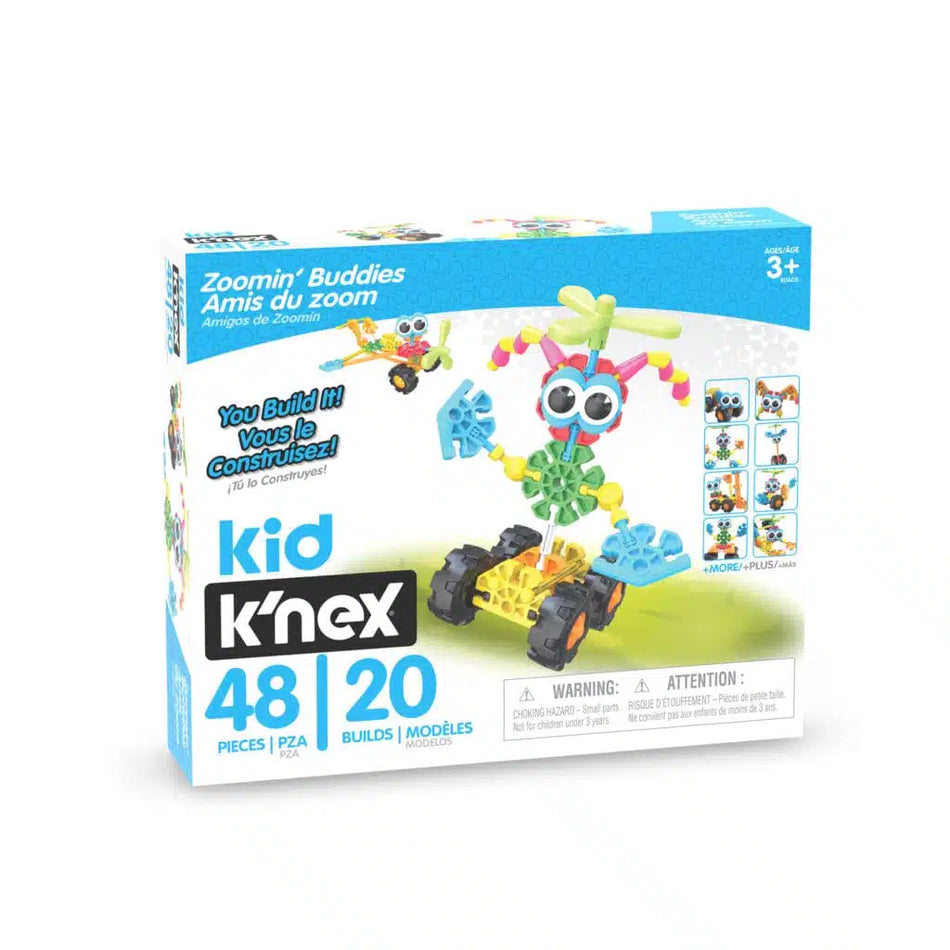 K'nex Zoomin Buddies 48 Piece Model Building Set