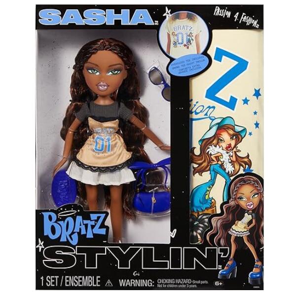 Bratz Styling Doll Sasha with T-Shirt