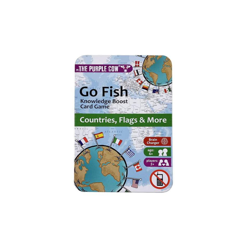 The Purple Cow Go Fish Flags & More Magnetic Game