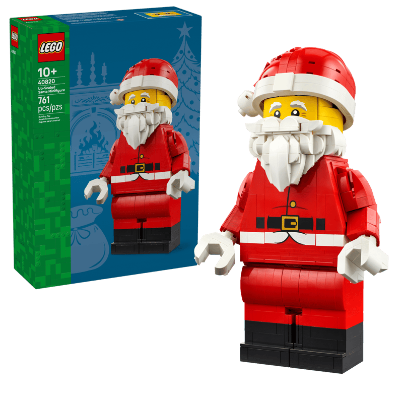 Lego Upscaled Santa Minifigure