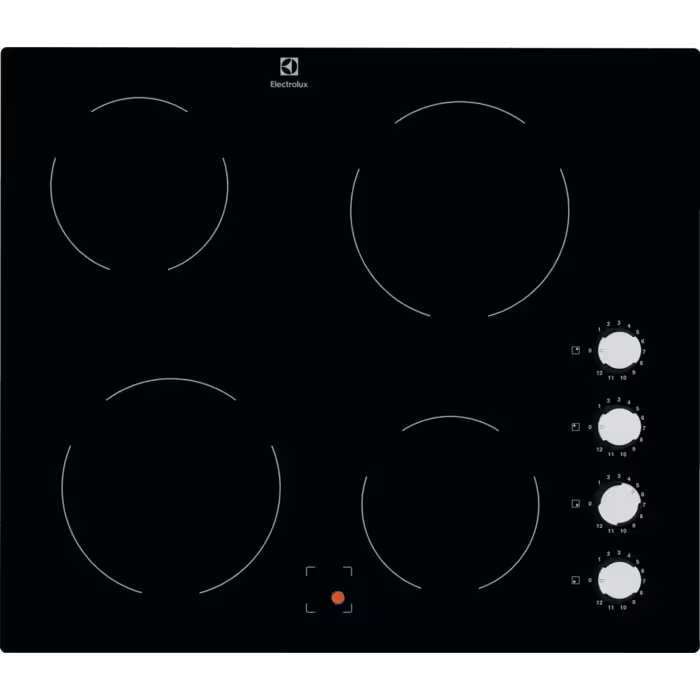 Electrolux 60cm Ceramic Hob with Rotary Control