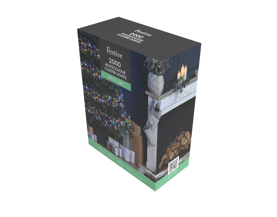 2000 Cluster Multi Colour Lights