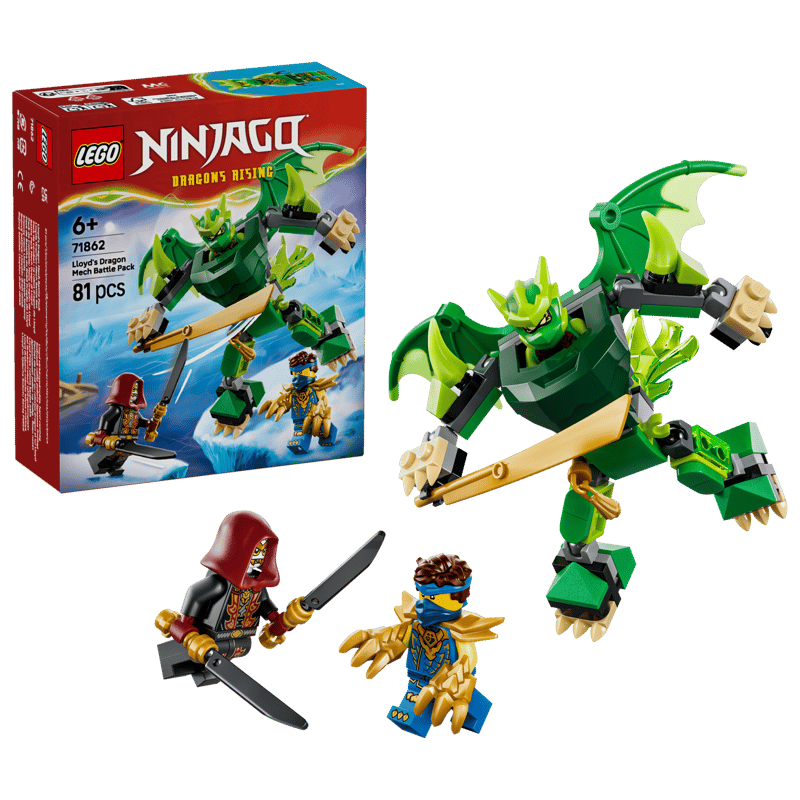 Lego Lloyd's Dragon Mech Battle