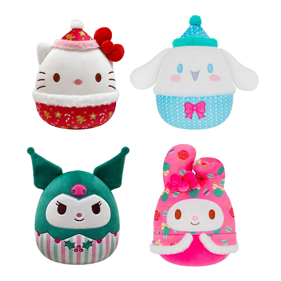 8" (20cm) Squishmallows Hello Kitty Christmas Assorted
