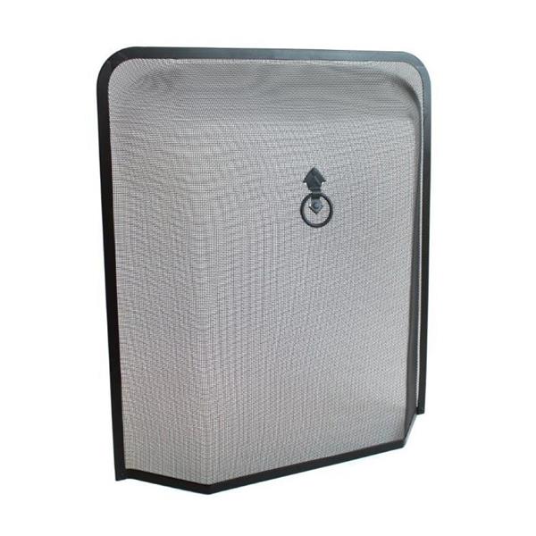 Fire Essentials Rectangular Fire Guard Black