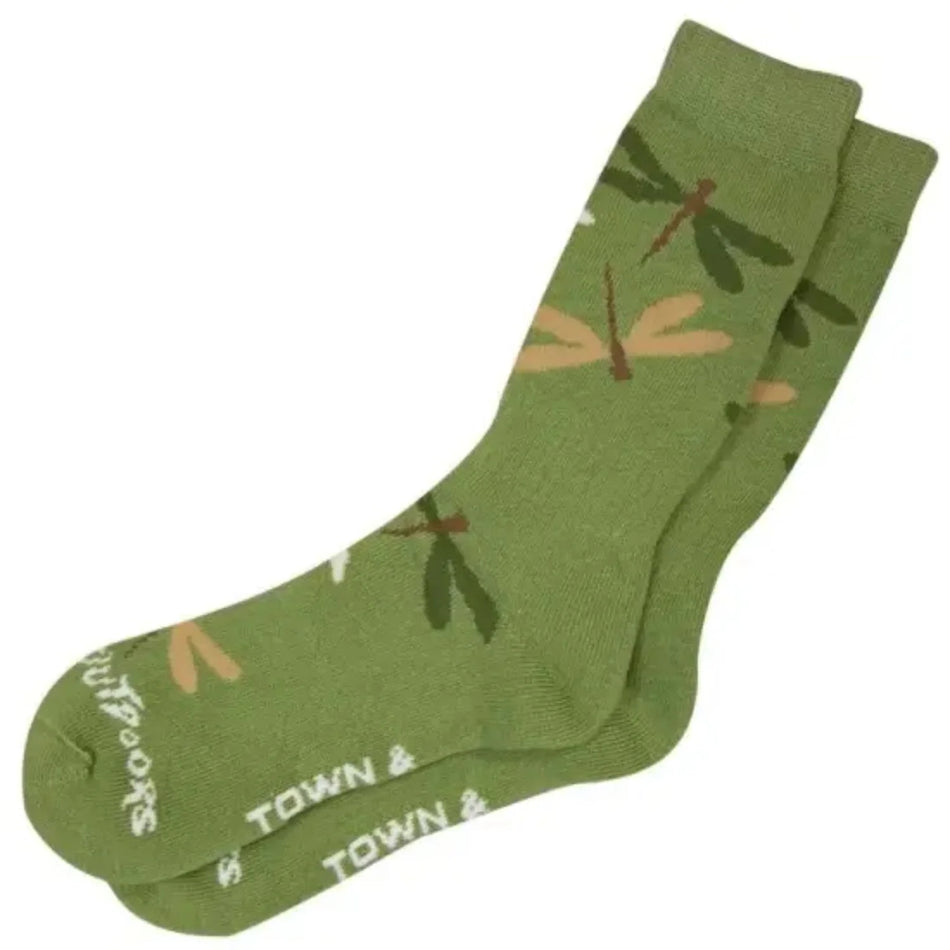 Dragonfly Rambler Sock Size 4-7 (2pk)